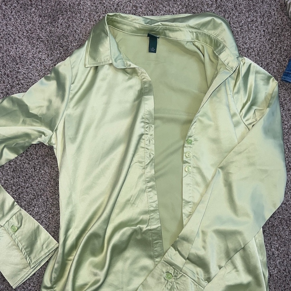 pretty green satin cover from target